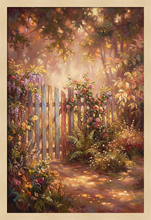 Enchanting Floral Entrance