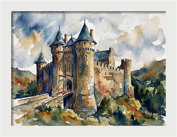 Enchanting Fortress On The Hill