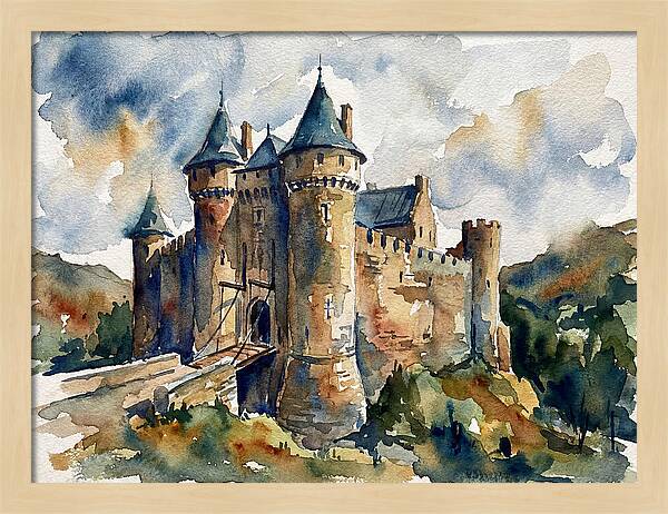 Enchanting Fortress On The Hill
