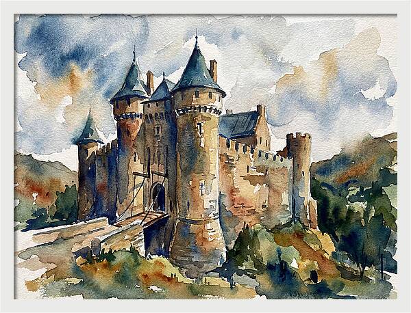 Enchanting Fortress On The Hill