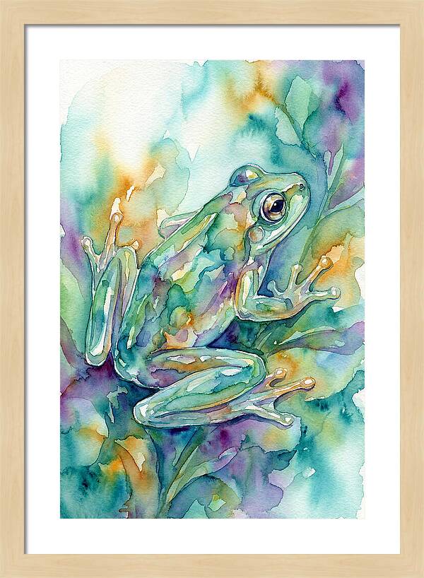 Enchanting Glass Frog Camouflage