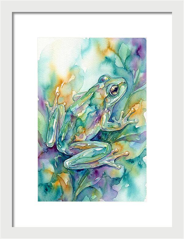Enchanting Glass Frog Camouflage