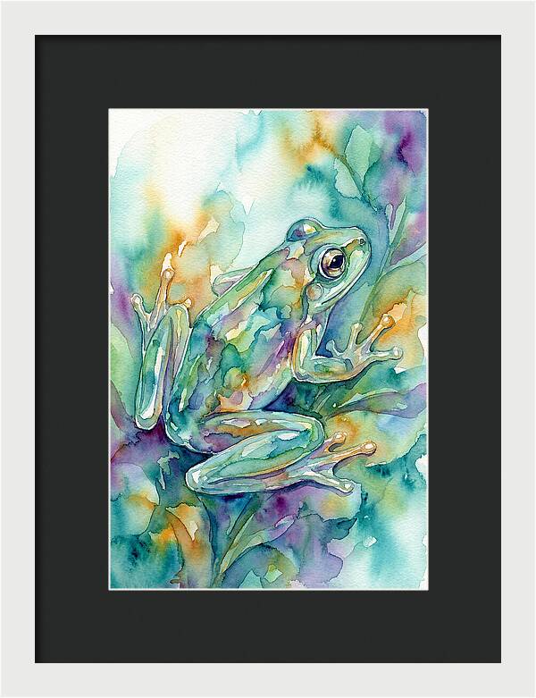 Enchanting Glass Frog Camouflage