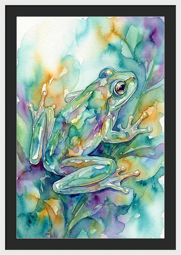 Enchanting Glass Frog Camouflage