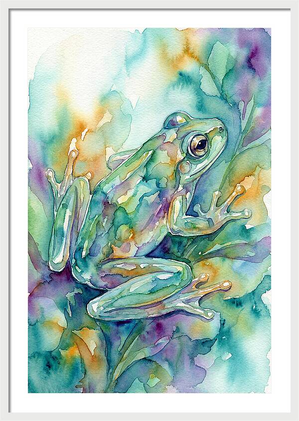Enchanting Glass Frog Camouflage