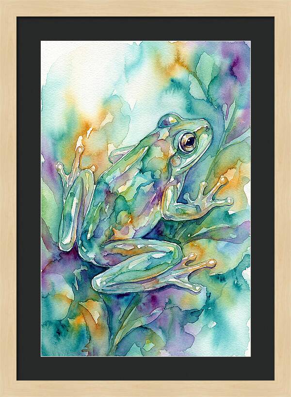 Enchanting Glass Frog Camouflage