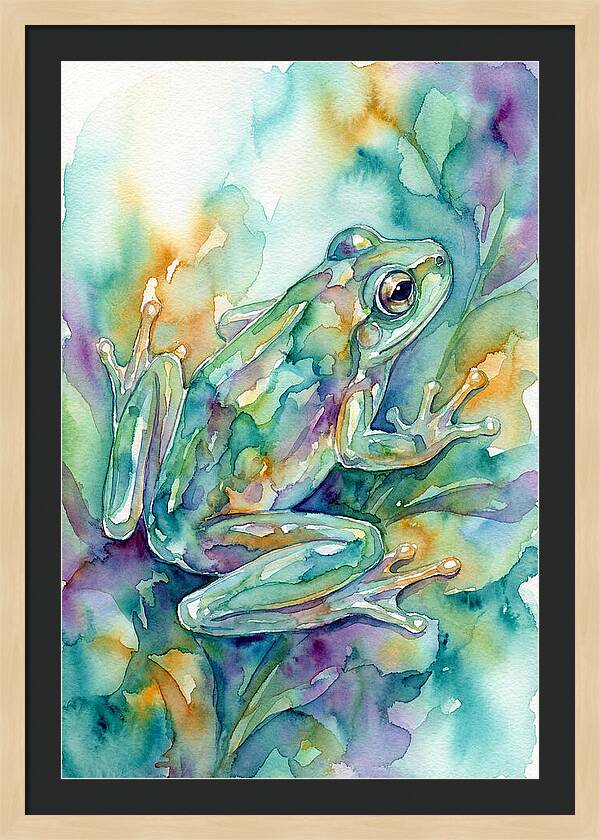 Enchanting Glass Frog Camouflage