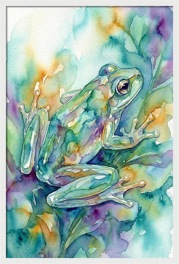 Enchanting Glass Frog Camouflage