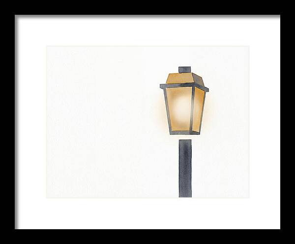 Enchanting Glow Of Vintage Street Lamp