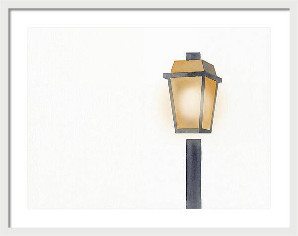 Enchanting Glow Of Vintage Street Lamp