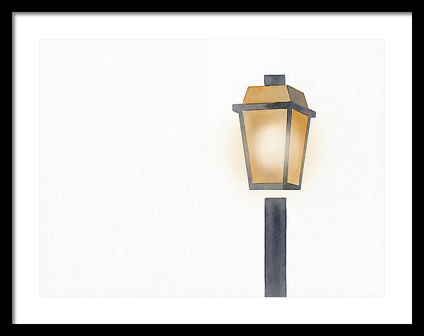 Enchanting Glow Of Vintage Street Lamp