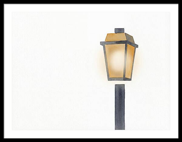Enchanting Glow Of Vintage Street Lamp