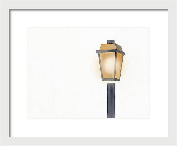 Enchanting Glow Of Vintage Street Lamp