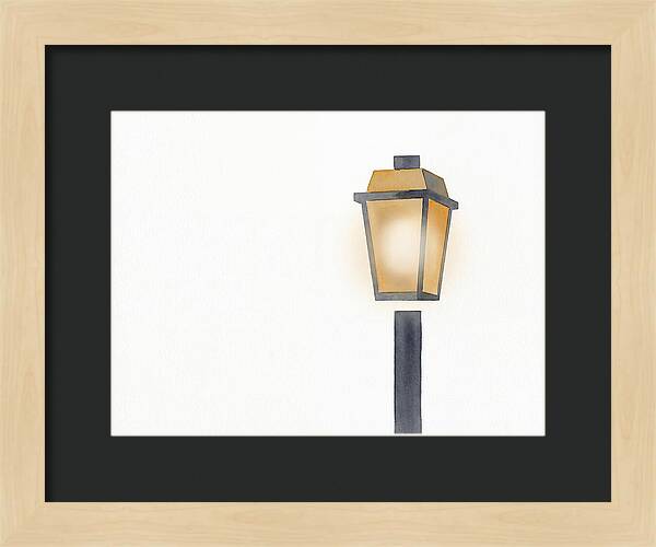 Enchanting Glow Of Vintage Street Lamp