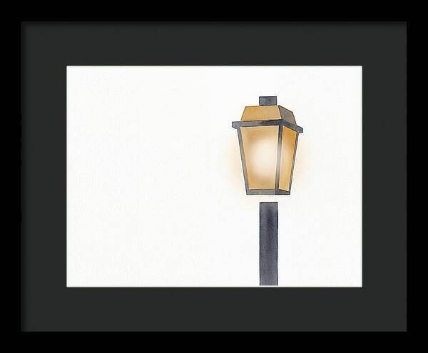 Enchanting Glow Of Vintage Street Lamp