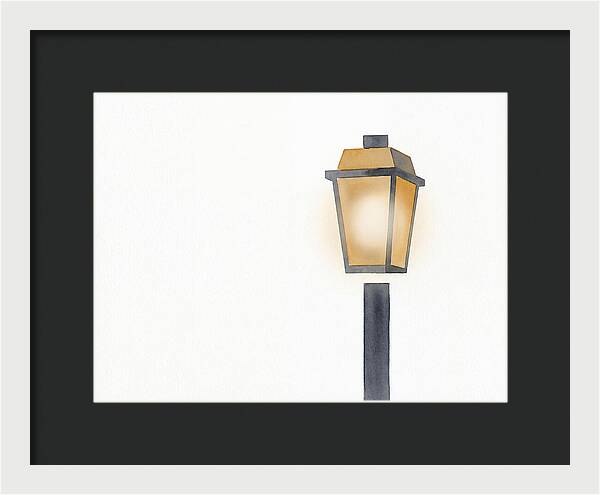 Enchanting Glow Of Vintage Street Lamp