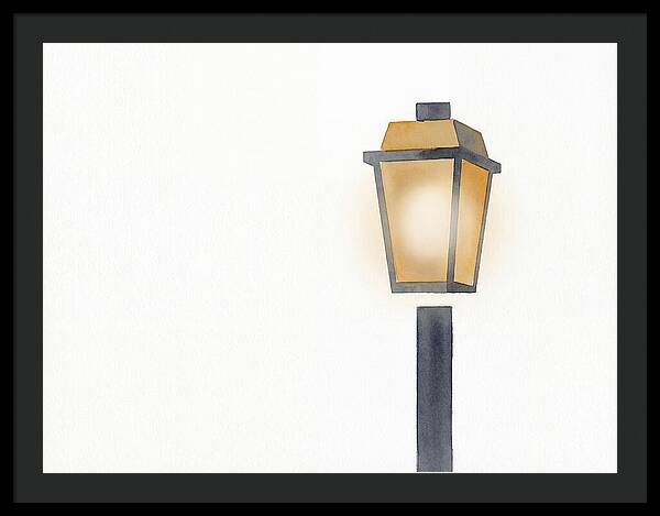 Enchanting Glow Of Vintage Street Lamp