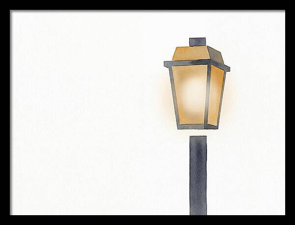 Enchanting Glow Of Vintage Street Lamp