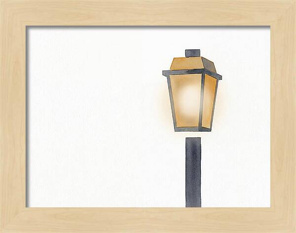 Enchanting Glow Of Vintage Street Lamp