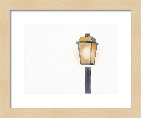 Enchanting Glow Of Vintage Street Lamp