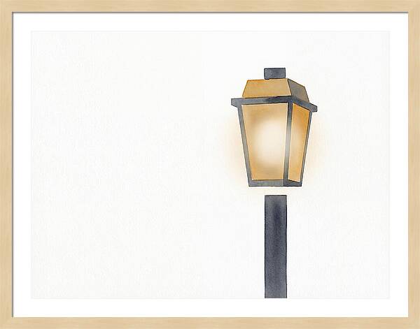 Enchanting Glow Of Vintage Street Lamp