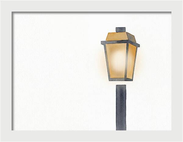 Enchanting Glow Of Vintage Street Lamp