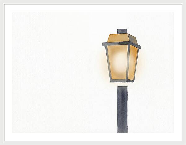 Enchanting Glow Of Vintage Street Lamp