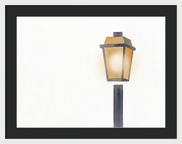 Enchanting Glow Of Vintage Street Lamp