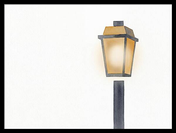 Enchanting Glow Of Vintage Street Lamp