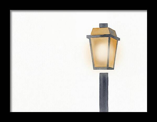 Enchanting Glow Of Vintage Street Lamp