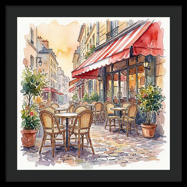 Enchanting Parisian Caf Ambiance