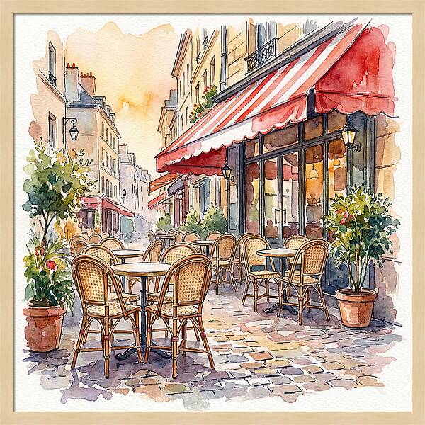 Enchanting Parisian Caf Ambiance