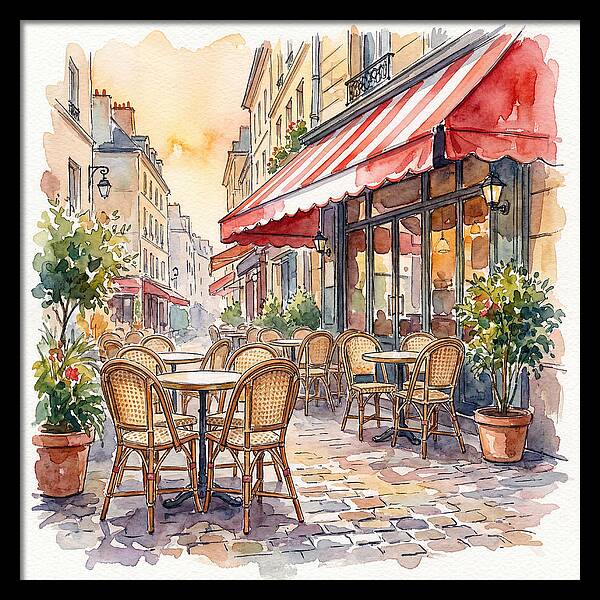 Enchanting Parisian Caf Ambiance