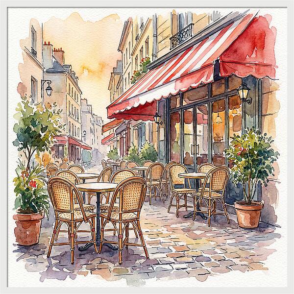Enchanting Parisian Caf Ambiance
