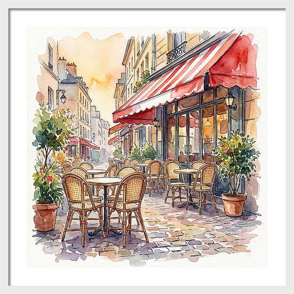 Enchanting Parisian Caf Ambiance