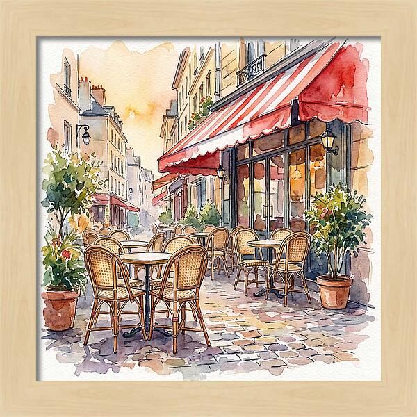 Enchanting Parisian Caf Ambiance