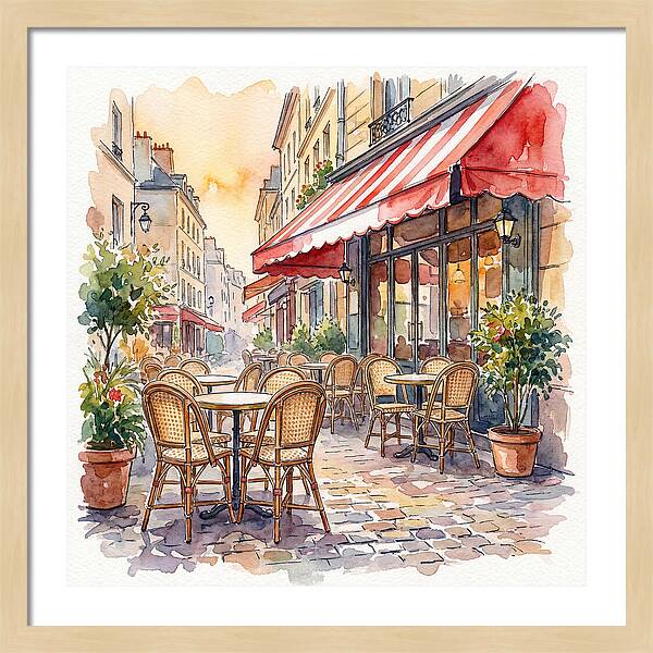 Enchanting Parisian Caf Ambiance
