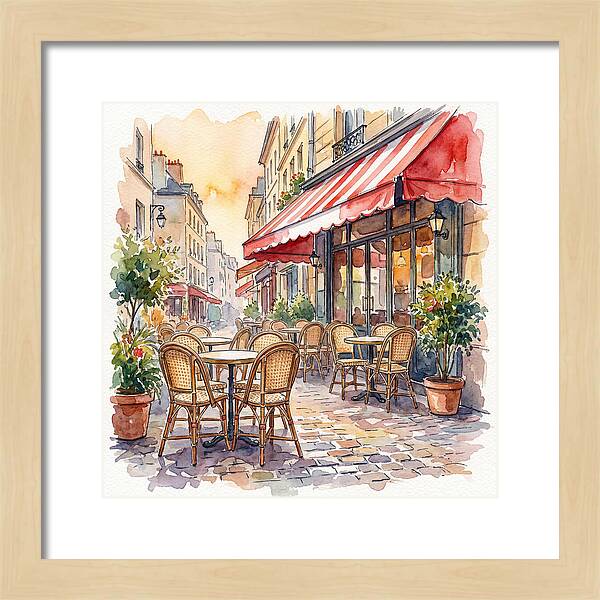 Enchanting Parisian Caf Ambiance