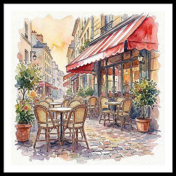 Enchanting Parisian Caf Ambiance