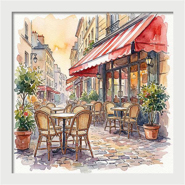 Enchanting Parisian Caf Ambiance