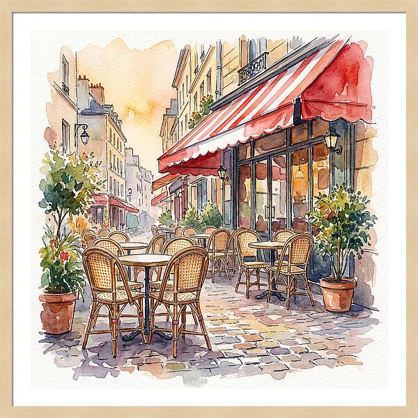 Enchanting Parisian Caf Ambiance