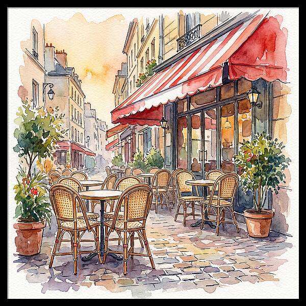 Enchanting Parisian Caf Ambiance