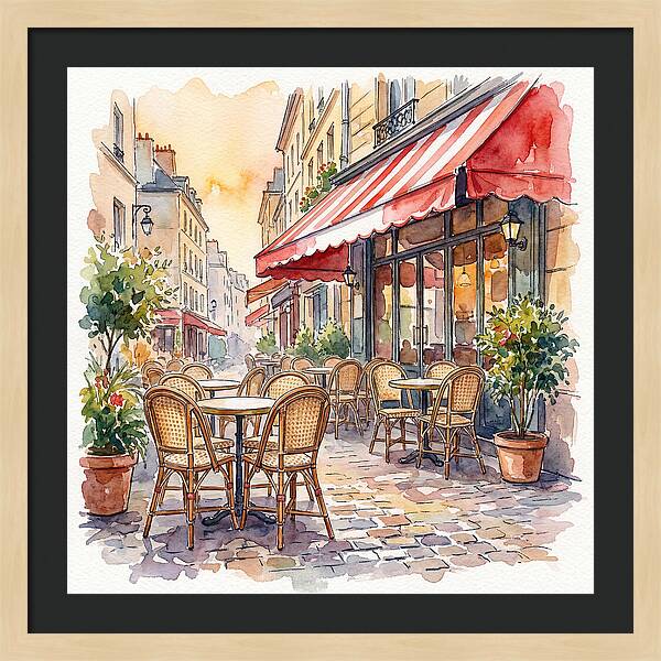Enchanting Parisian Caf Ambiance