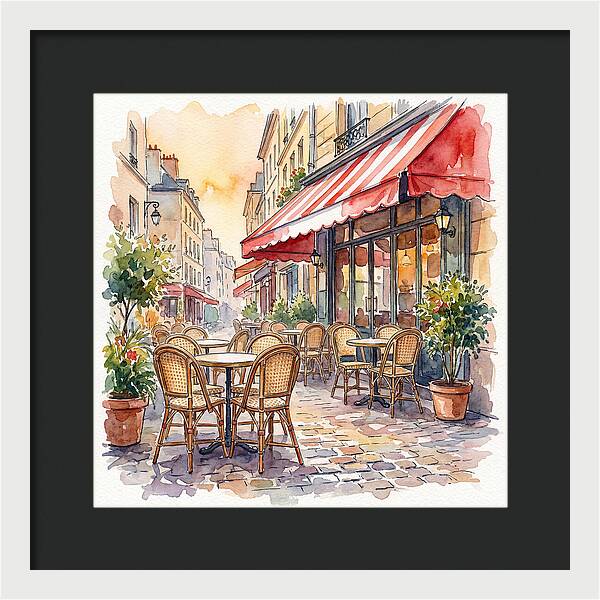 Enchanting Parisian Caf Ambiance