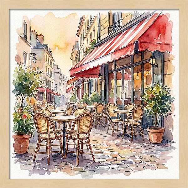 Enchanting Parisian Caf Ambiance