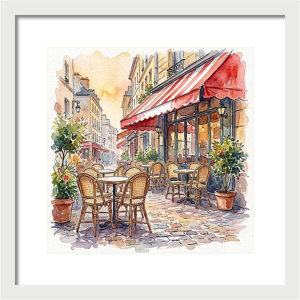 Enchanting Parisian Caf Ambiance