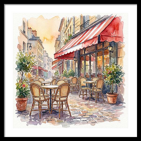 Enchanting Parisian Caf Ambiance