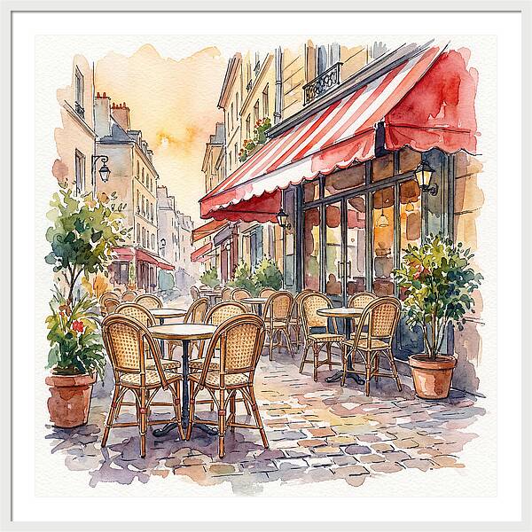 Enchanting Parisian Caf Ambiance