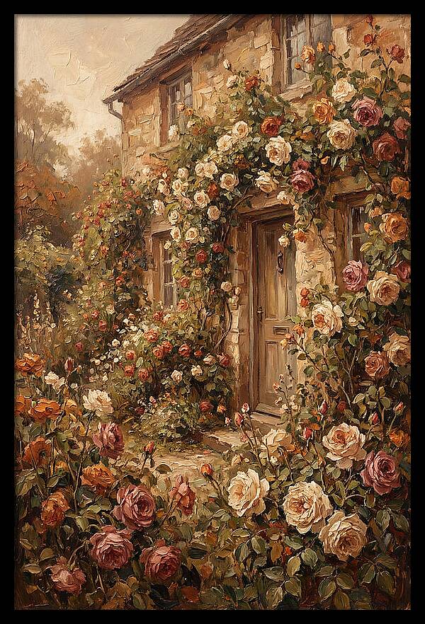 English Cottage Garden Blooms