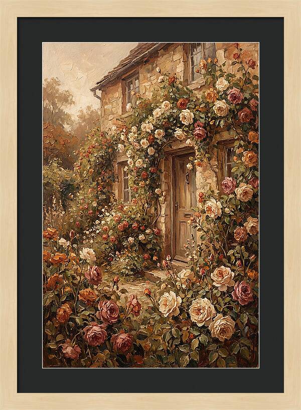 English Cottage Garden Blooms